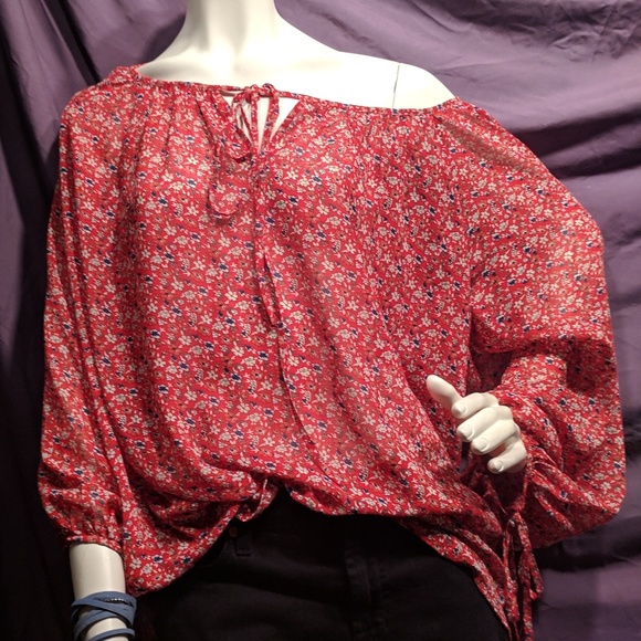 Anthropologie Tops - Piko 1988 | Anthro | peasant  blouse | print | XL